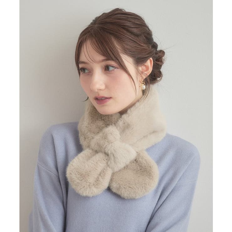 エコファーリボンループティペット | Couture brooch | 詳細画像7