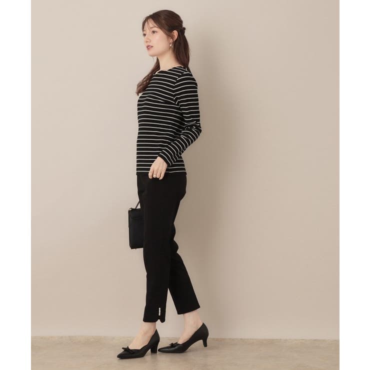 【マシンウォッシャブル・通勤・大人可愛い】ハートネックテレコプルオーバー | Couture brooch | 詳細画像26 