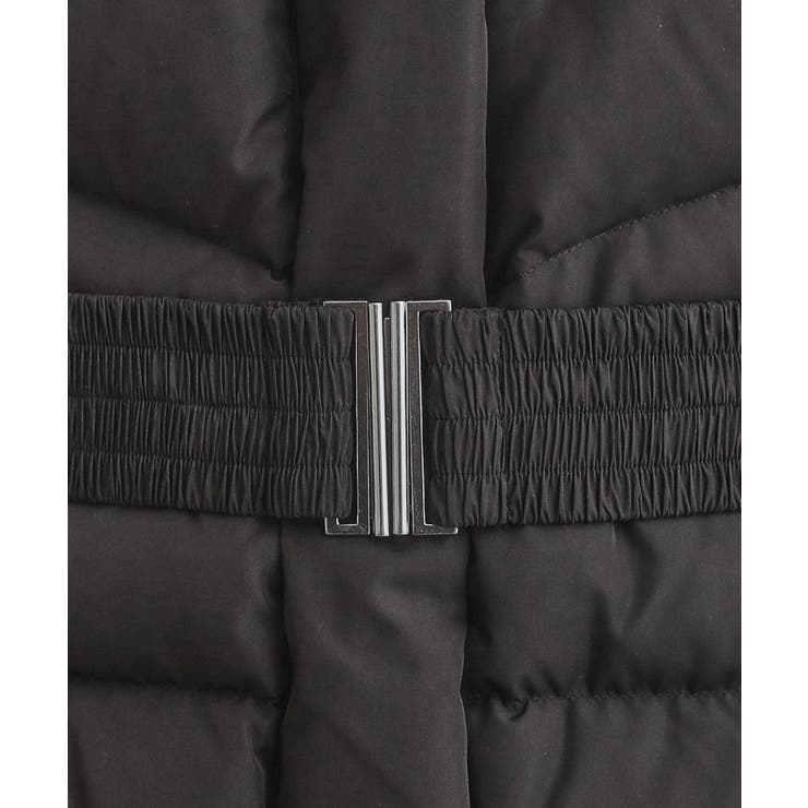 【2WAY・ベルト付き】フードフェイクファー ミドル丈ダウンコート | Couture brooch | 詳細画像39 