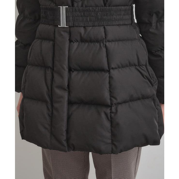 【2WAY・ベルト付き】フードフェイクファー ミドル丈ダウンコート | Couture brooch | 詳細画像55 