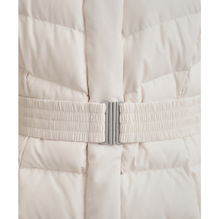 【2WAY・ベルト付き】フードフェイクファー ミドル丈ダウンコート | Couture brooch | 詳細画像38 