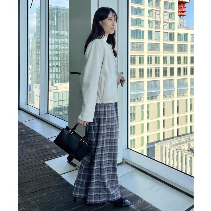 【通勤・大人上品】スエード調ダンボール ノーカラージャケット | Couture brooch | 詳細画像14 