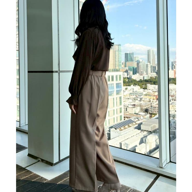 【大人可愛い・通勤】ラッフルフリルブラウス | Couture brooch | 詳細画像22 