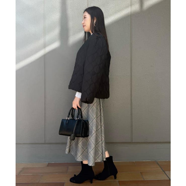 【撥水・大人可愛い】リボンキルティングジャケット | Couture brooch | 詳細画像27 