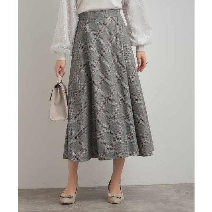 【通勤・大人可愛い】TRチェックスカート | Couture brooch | 詳細画像4 