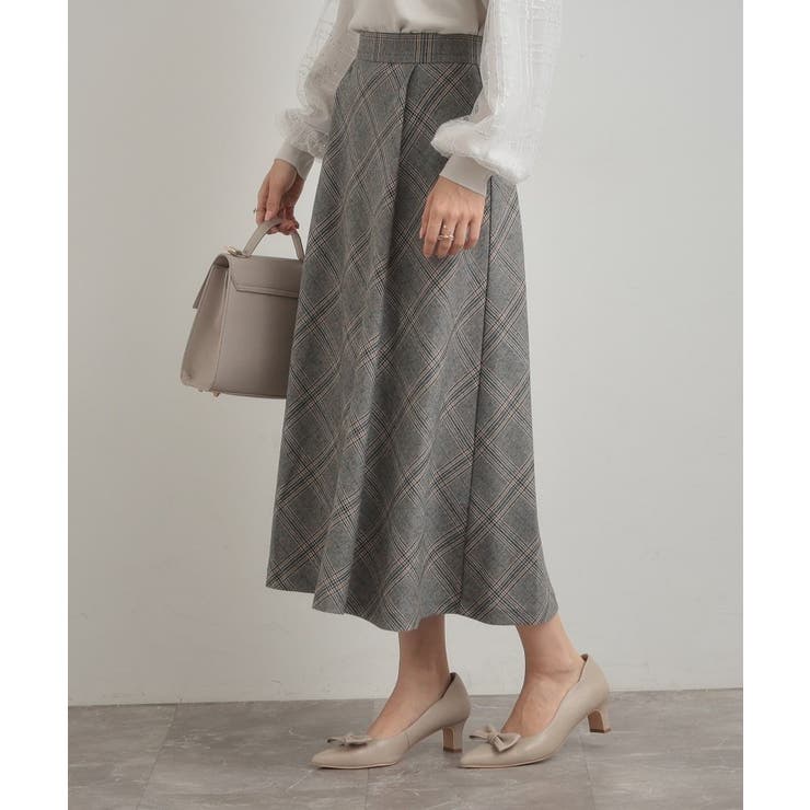 【通勤・大人可愛い】TRチェックスカート | Couture brooch | 詳細画像5 