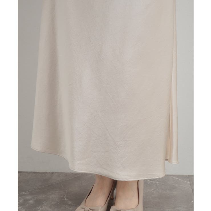 シルキーヘビーサテンスカート | Couture brooch | 詳細画像19 