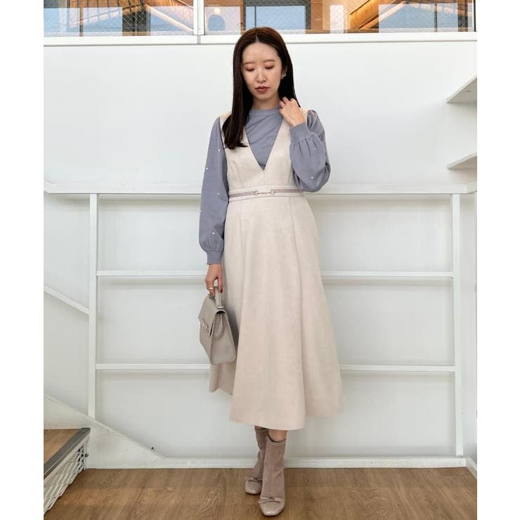 【着映え】ハートドットラメ刺繍ニット | Couture brooch | 詳細画像23 