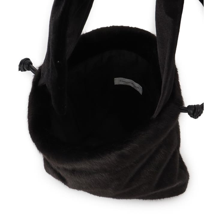 ベロアリボンフェイクファートートバッグ | Couture brooch | 詳細画像9 