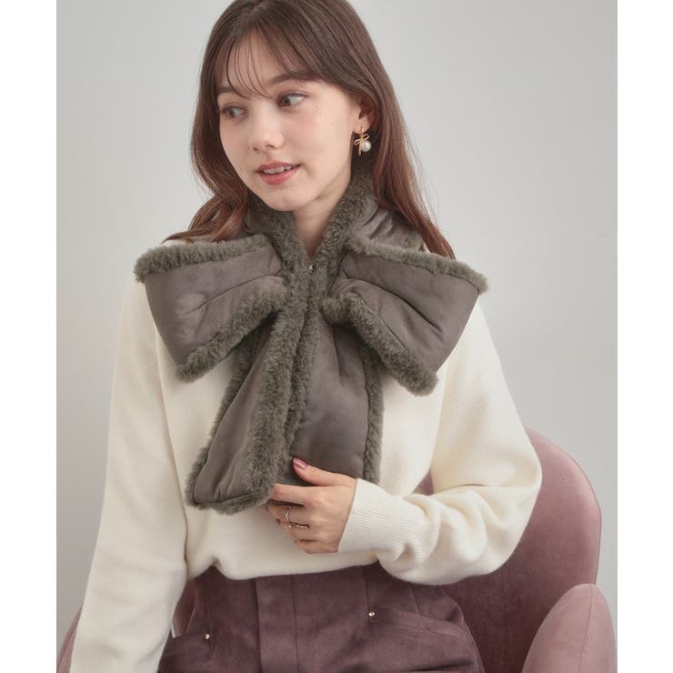 ムートン風リボンティペット | Couture brooch | 詳細画像7 