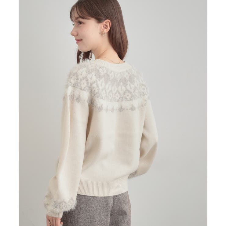 【着映え】求心フェザーニット | Couture brooch | 詳細画像7 