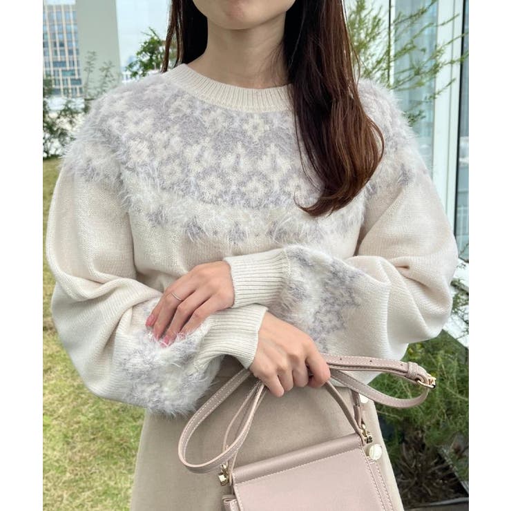 【着映え】求心フェザーニット | Couture brooch | 詳細画像14 