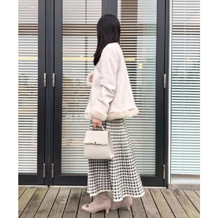 【大人レディ・フェイクファー取り外し可能】ケープ風ショートコート | Couture brooch | 詳細画像15 