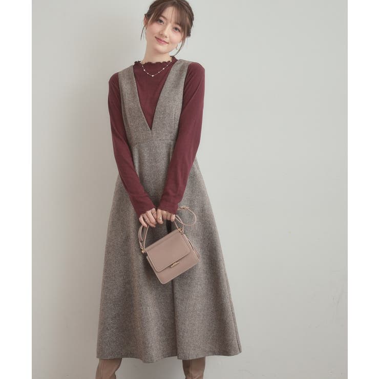 【通勤・大人上品】ラメツイード ジャンパースカート | Couture brooch | 詳細画像16 