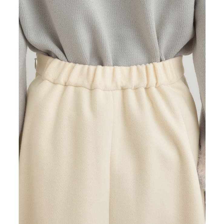 【通勤/金ボタン】フェイクウール ポンチスカート | Couture brooch | 詳細画像41 