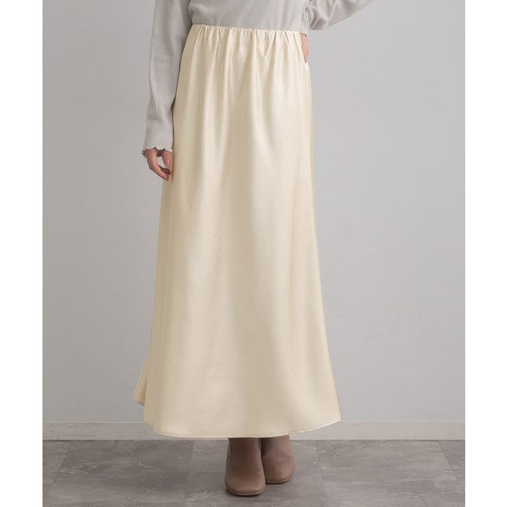 シルキーヘビーサテンスカート | Couture brooch | 詳細画像1 