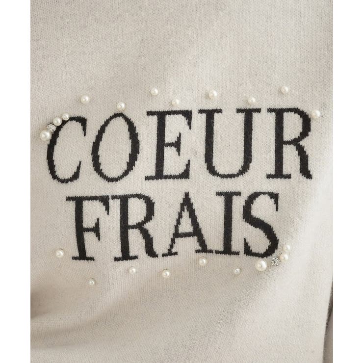 【パール調・ビジューデザイン】華やかロゴニット | Couture brooch | 詳細画像37 