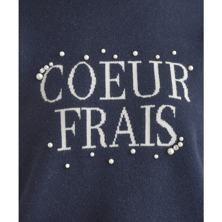 【パール調・ビジューデザイン】華やかロゴニット | Couture brooch | 詳細画像39 