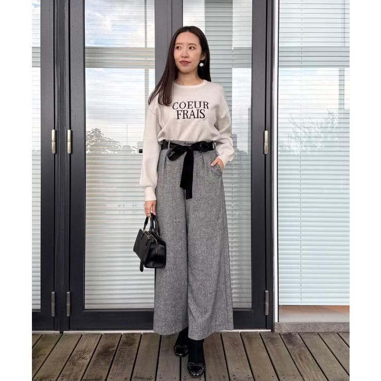 【パール調・ビジューデザイン】華やかロゴニット | Couture brooch | 詳細画像8 