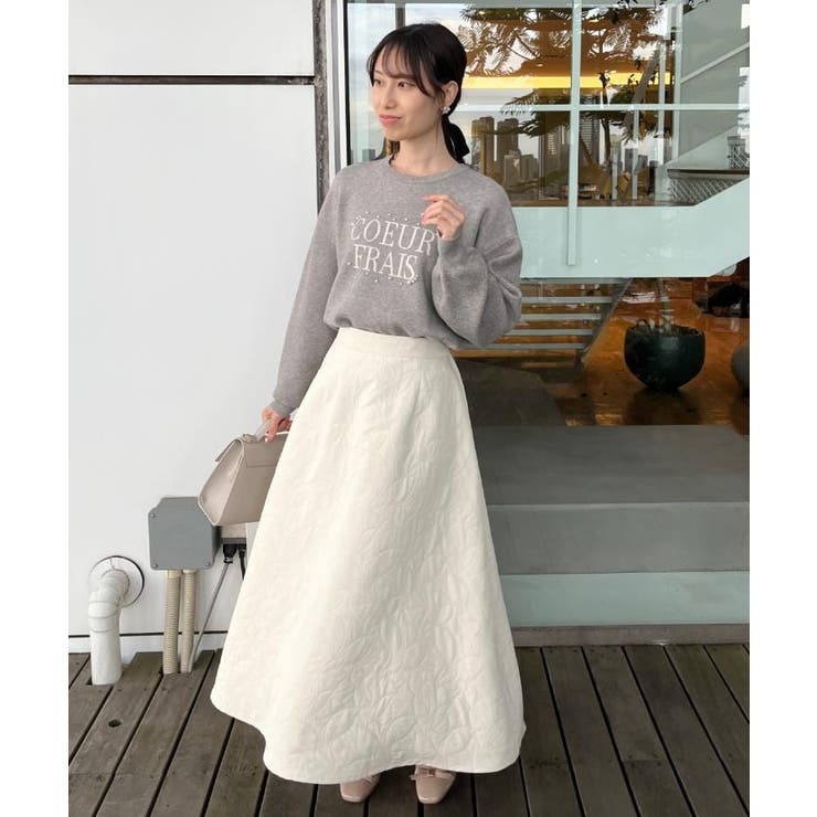 【パール調・ビジューデザイン】華やかロゴニット | Couture brooch | 詳細画像19 