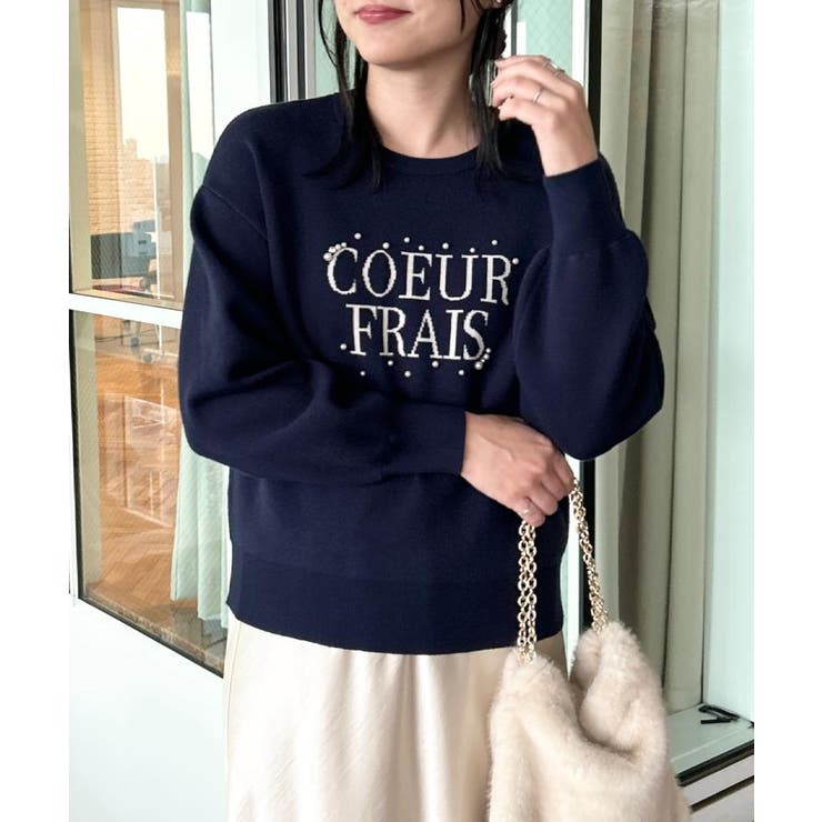 【パール調・ビジューデザイン】華やかロゴニット | Couture brooch | 詳細画像36 