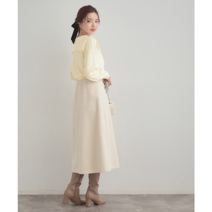 【着映え】リボンカラー デザインニット | Couture brooch | 詳細画像3 