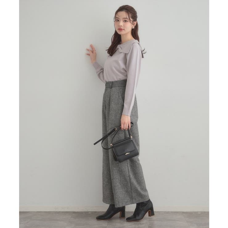 【着映え】リボンカラー デザインニット | Couture brooch | 詳細画像12 