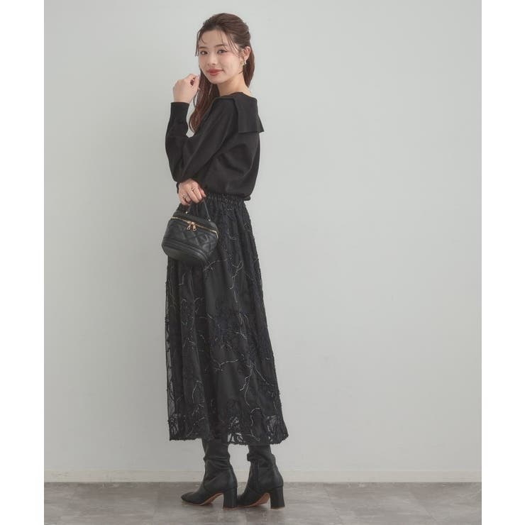 【着映え】リボンカラー デザインニット | Couture brooch | 詳細画像28 