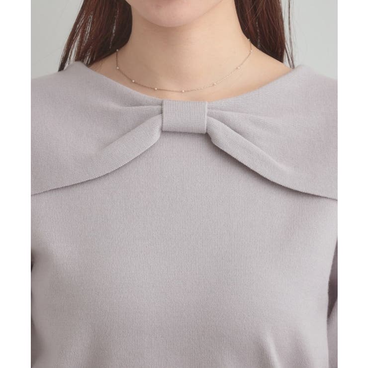 【着映え】リボンカラー デザインニット | Couture brooch | 詳細画像42 