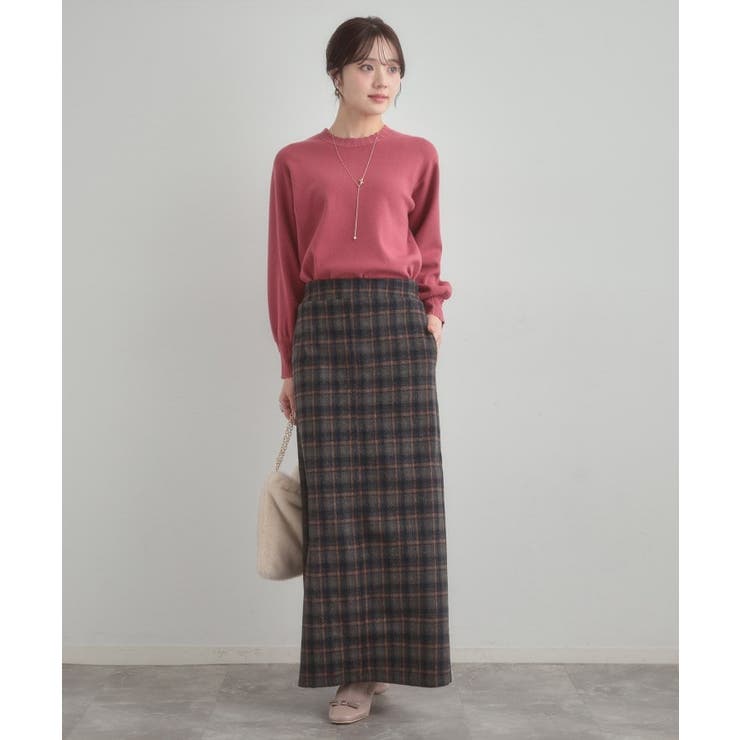 【洗える/スカラデザイン】パフスリーブ ニット | Couture brooch | 詳細画像26 