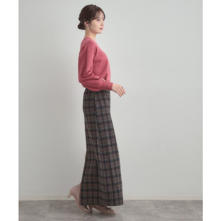 【洗える/スカラデザイン】パフスリーブ ニット | Couture brooch | 詳細画像27 