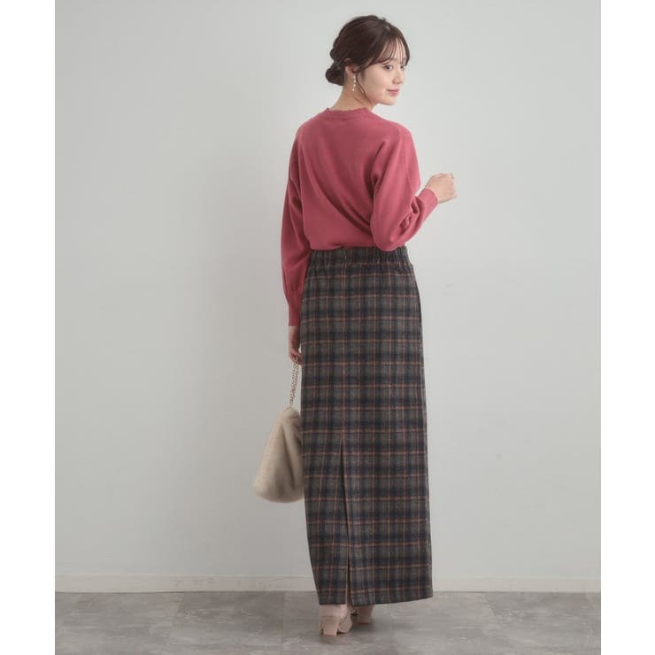 【洗える/スカラデザイン】パフスリーブ ニット | Couture brooch | 詳細画像28 