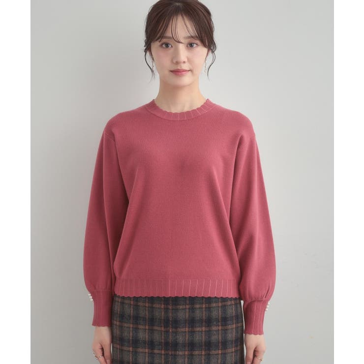 【洗える/スカラデザイン】パフスリーブ ニット | Couture brooch | 詳細画像59 