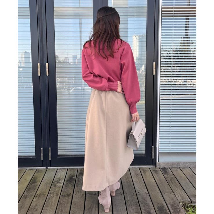 【洗える/スカラデザイン】パフスリーブ ニット | Couture brooch | 詳細画像39 