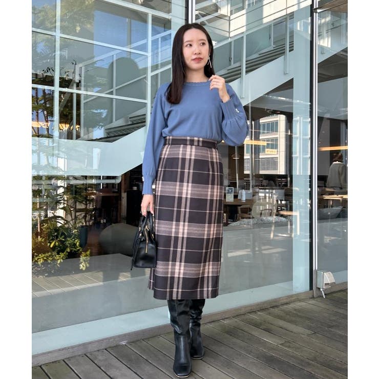 【洗える/スカラデザイン】パフスリーブ ニット | Couture brooch | 詳細画像51 