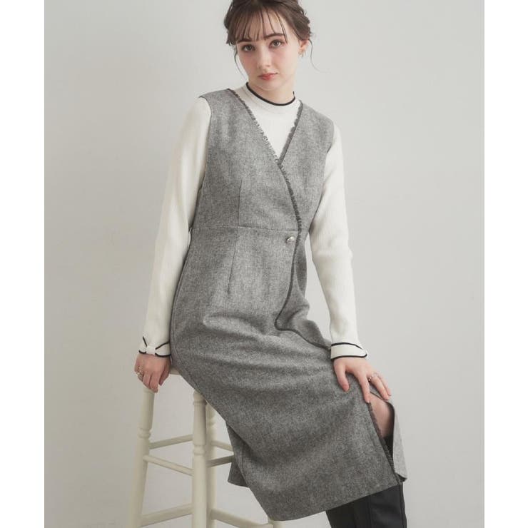 【ハレの日・通勤】フリンジツイードジャンスカ | Couture brooch | 詳細画像17 