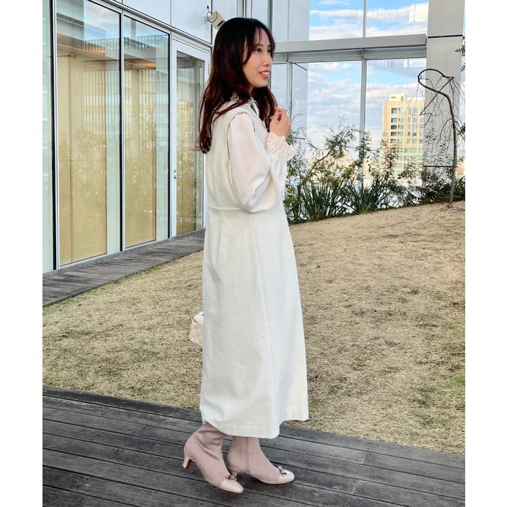 【ハレの日・通勤】フリンジツイードジャンスカ | Couture brooch | 詳細画像11 