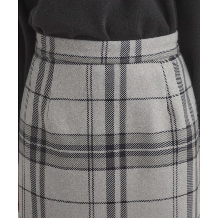 【洗える/微起毛】Iライン チェックスカート | Couture brooch | 詳細画像37 