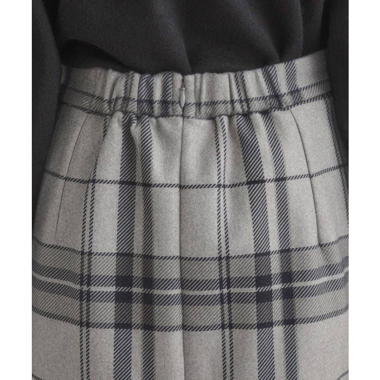 【洗える/微起毛】Iライン チェックスカート | Couture brooch | 詳細画像38 