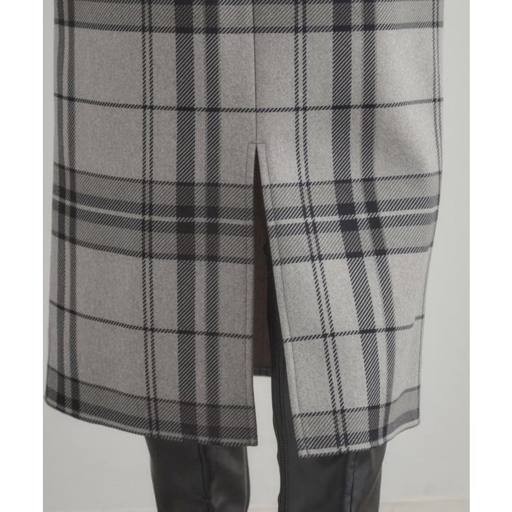 【洗える/微起毛】Iライン チェックスカート | Couture brooch | 詳細画像40 