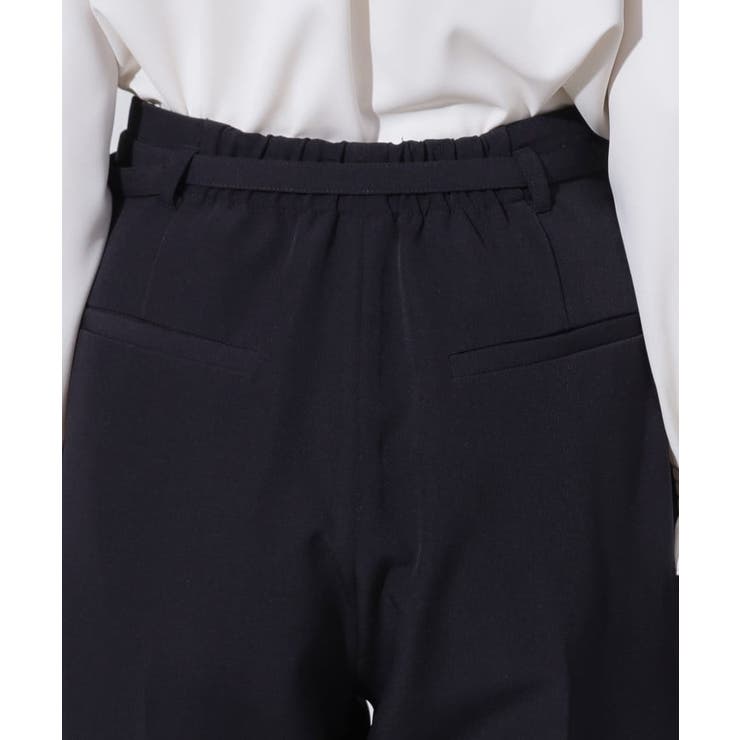 【セレモニーシーン/お仕事にも】ダブルクロステーパードパンツ | Couture brooch | 詳細画像26 