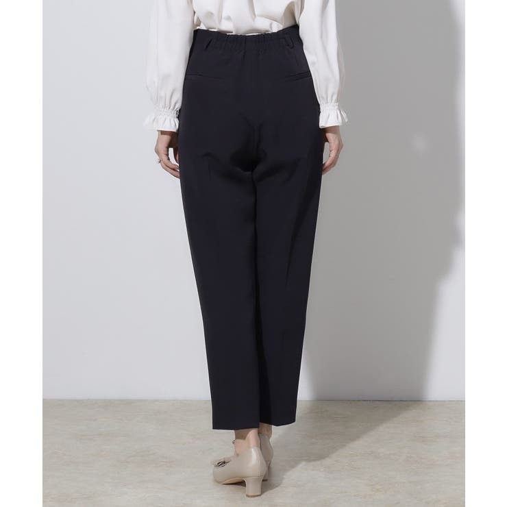 【セレモニーシーン/お仕事にも】ダブルクロステーパードパンツ | Couture brooch | 詳細画像15 