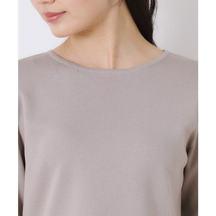 【大人可愛い・通勤】バックパール調ペプラムニット | Couture brooch | 詳細画像44 