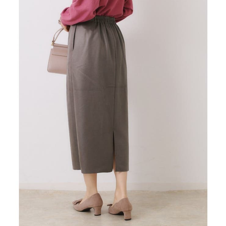 【体のラインを拾いにくい・お仕事にも】マシュマロスエード調タイト | Couture brooch | 詳細画像7 