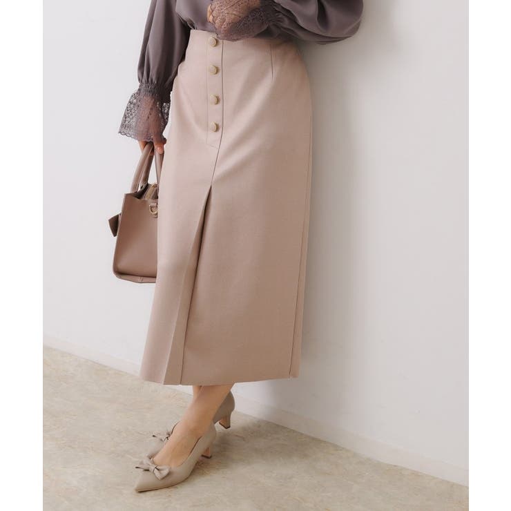 【体のラインを拾いにくい・お仕事にも】マシュマロスエード調タイト | Couture brooch | 詳細画像30 