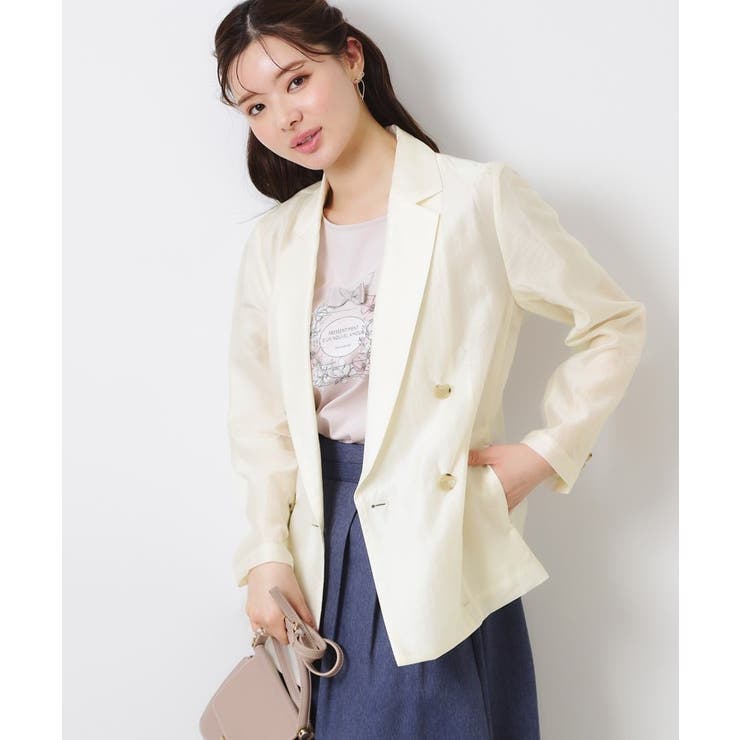 【オシャレな透け感・通勤】シアージャケット | Couture brooch | 詳細画像6 