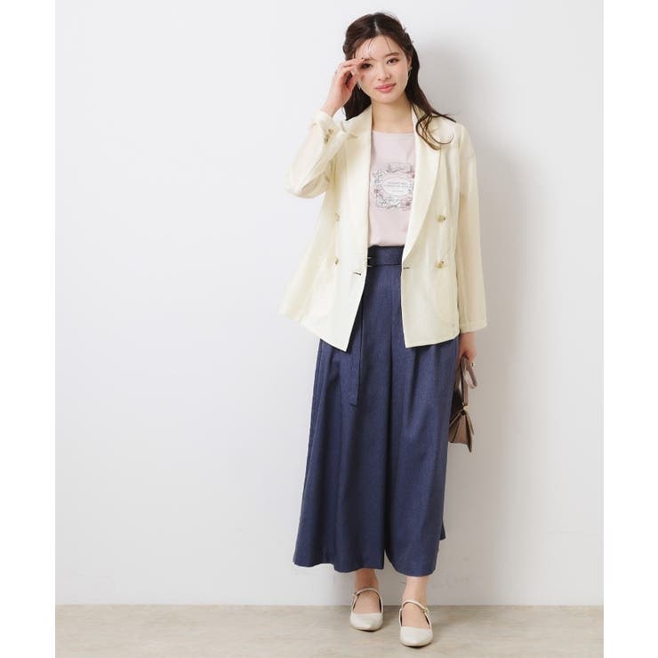 【オシャレな透け感・通勤】シアージャケット | Couture brooch | 詳細画像1 