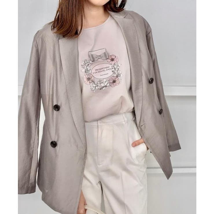 【オシャレな透け感・通勤】シアージャケット | Couture brooch | 詳細画像21 