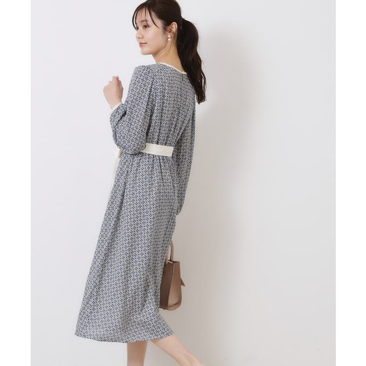 柄アソートプリントワンピース | Couture brooch | 詳細画像13 