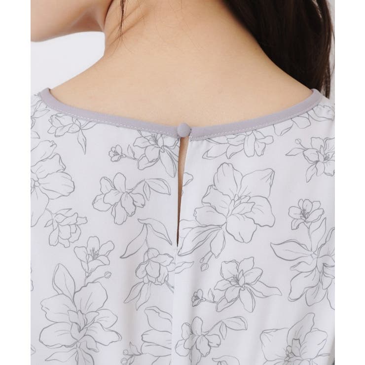 柄アソートプリントワンピース | Couture brooch | 詳細画像27 